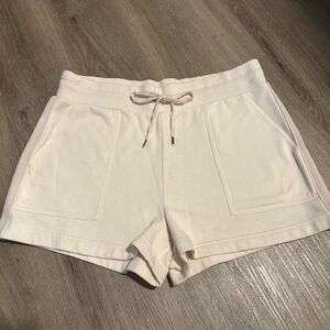 Ralph Lauren Cream Color Women's Drawstring Lounge Shorts